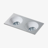 Врізний точковий світильник Azzardo HUGO 2 DOWNLIGHT алюмінієвий