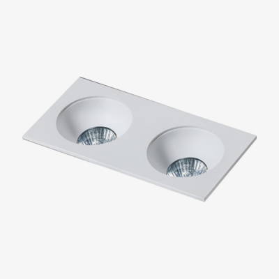 Врізний точковий світильник Azzardo HUGO 2 DOWNLIGHT білий
