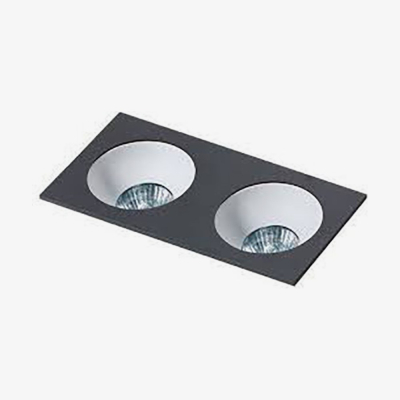 Врізний точковий світильник Azzardo HUGO 2 DOWNLIGHT чорний