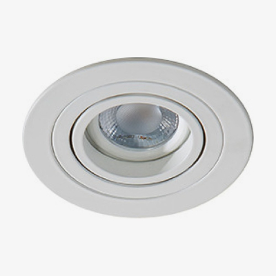 Врізний точковий світильник Azzardo CARO R білий