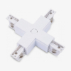 Соединитель X-образный для трехфазного шинопровода Azzardo TRACK 3LINE X CONNECTOR белый