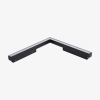 Магнітний трековий світильник 48 В Azzardo ALFA SAGA TRACK MAGNETIC CORNER A 24W 3000K чорний