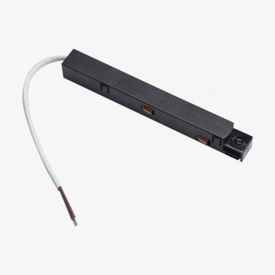 Ввід живлення для магнітного шинопроводу Azzardo ALFA TRACK MAGNETIC DRIVER ELECTRIC CONNECTOR чорний