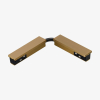 З'єднувач кутовий для магнітного шинопроводу Azzardo SIGMA TRACK MAGNETIC ELECTRIC CORNER CONNECTOR B золотий