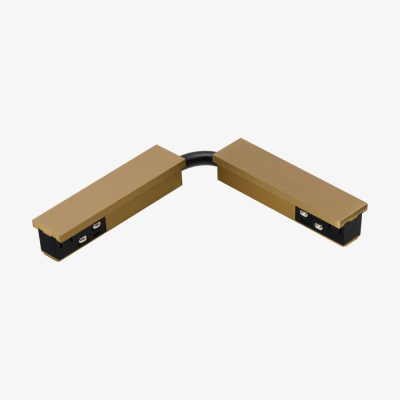 З'єднувач кутовий для магнітного шинопроводу Azzardo SIGMA TRACK MAGNETIC ELECTRIC CORNER CONNECTOR B золотий