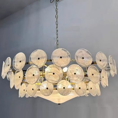 Люстра MURANO White amber 023