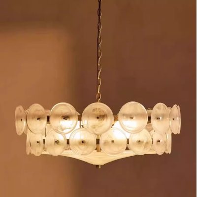 Люстра MURANO White amber 023
