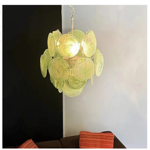 Люстра MURANO Green scattering 028