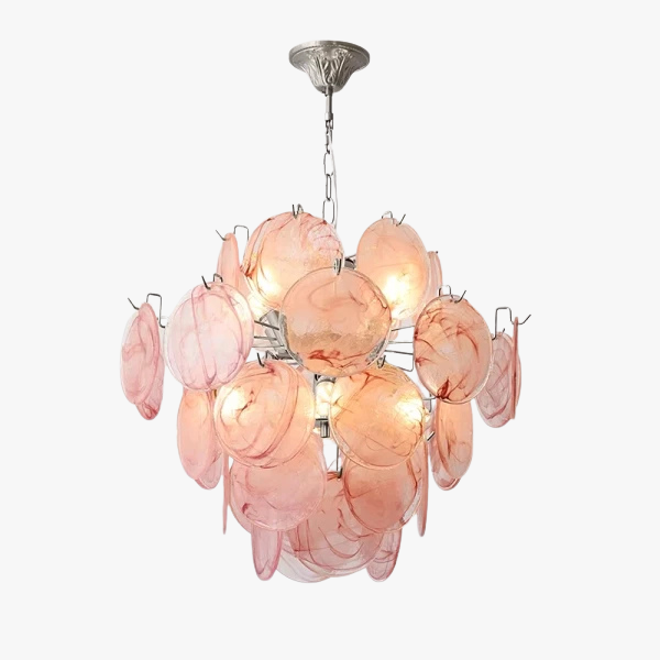 Люстра MURANO Sleek Pink Glass Orbit 101