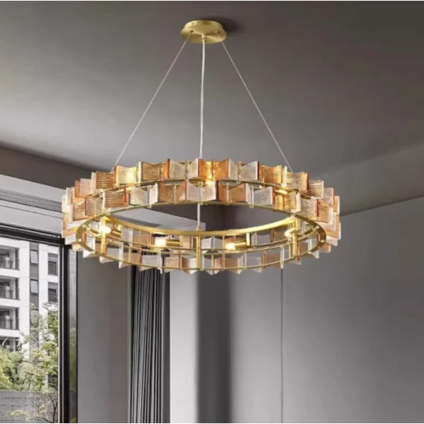 Люстра MURANO Golden ring of light 059