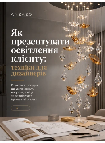 Як презентувати освітлення клієнту: техніки для дизайнерів | ANZAZO