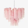 Люстра MURANO PINK 168 — цвет розовый, из материала стекло, стиль арт-деко