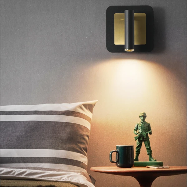 Бра RAPID WALL B Цвет Белый + Латунь — стиль современный