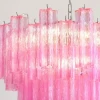 Люстра MURANO Pink TUBE 048 — цвет розовый, стиль современный