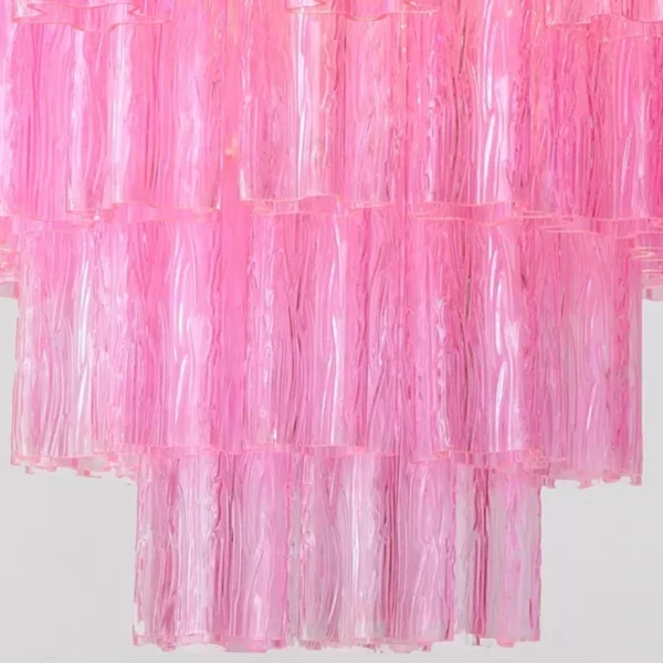 Люстра MURANO Pink TUBE 048 — цвет розовый, стиль современный