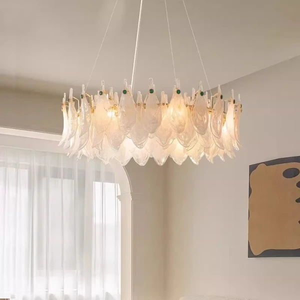 Люстра MURANO Dream Feather 121 — цвет белый, стиль современный