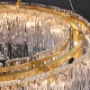 Люстра MURANO Lux Frosted Halo 123 — цвет белый, стиль современный