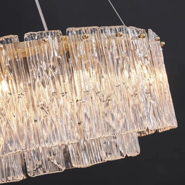 Люстра MURANO Lux Frosted Halo 123 — цвет белый, стиль современный