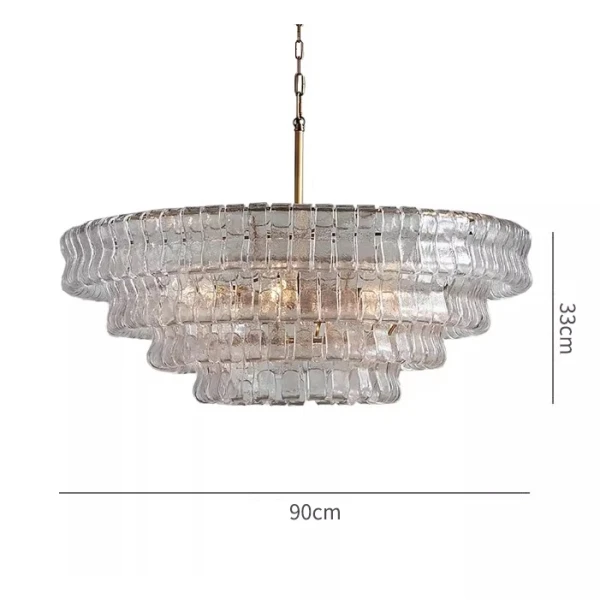 ЛЮСТРА MURANO 002 TRANSPARENT — цвет прозрачный, стиль средневековый