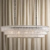 ЛЮСТРА MURANO «CRYSTAL WAVE» 003 TRANSPARENT — цвет прозрачный, стиль средневековый