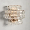 Бра Murano «Wave Glass» 006 — цвет прозрачный, стиль модерн с элементами арт-деко