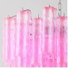 Люстра MURANO Pink TUBE 048 — цвет розовый, стиль современный