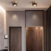 Точечный свет WOODSPOT DARK Встраиваемый — цвет орех і латунь, стиль модерн середины века