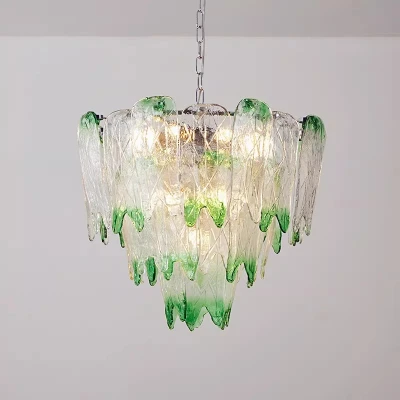 Люстра MURANO Whisper of green leaves 073