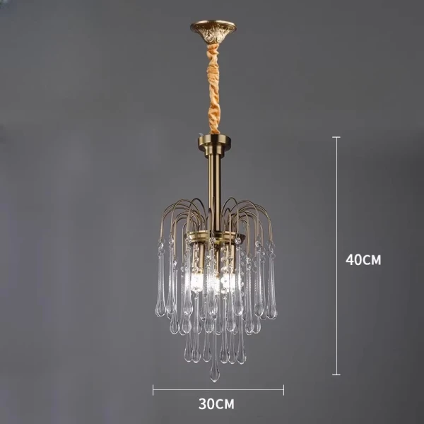 Люстра MURANO White Rain Chandelier 098 — цвет белый, стиль современный