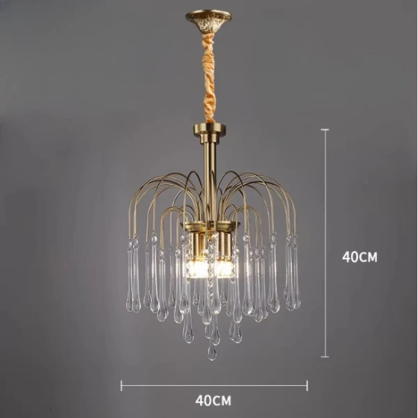 Люстра MURANO White Rain Chandelier 098 — цвет белый, стиль современный