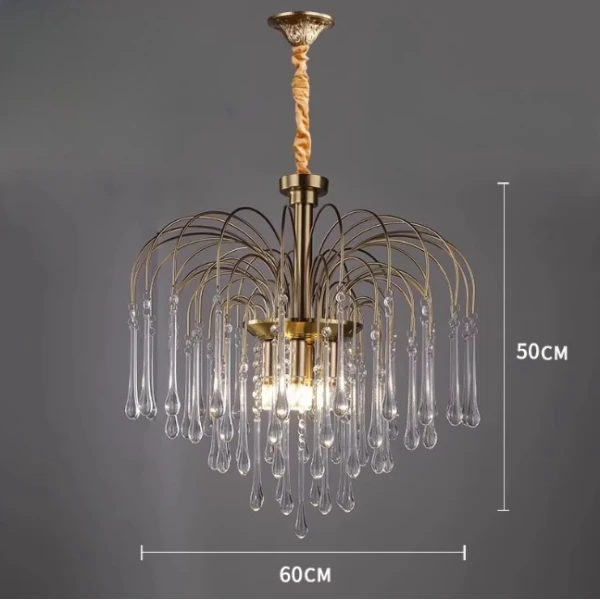 Люстра MURANO White Rain Chandelier 098 — цвет белый, стиль современный