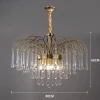Люстра MURANO White Rain Chandelier 098 — цвет белый, стиль современный