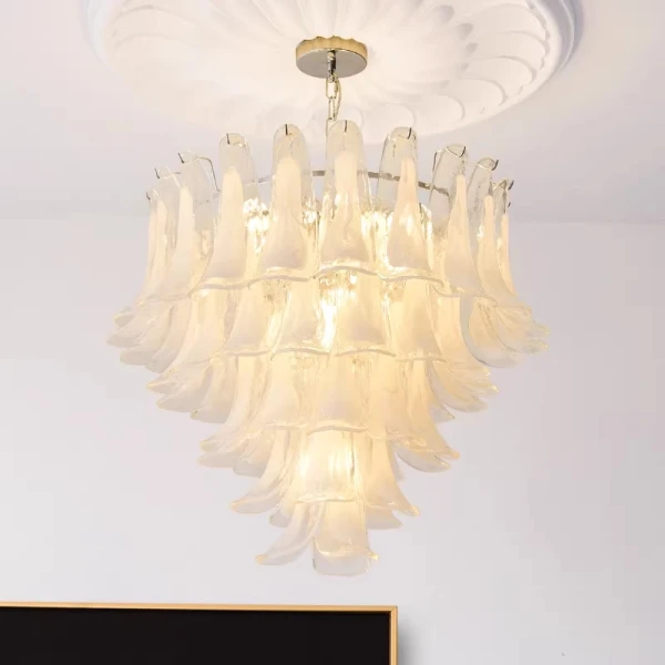 Люстра MURANO Yellow Petal 110 — цвет желтый, стиль современный