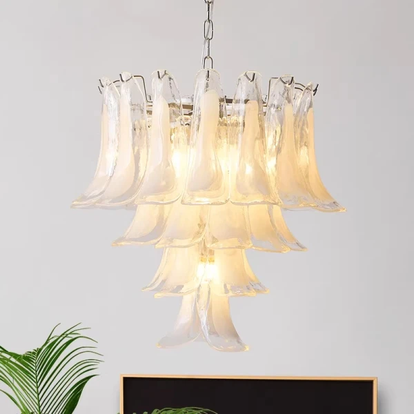 Люстра MURANO Yellow Petal 110 — цвет желтый, стиль современный