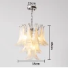 Люстра MURANO Yellow Petal 110 — цвет желтый, стиль современный
