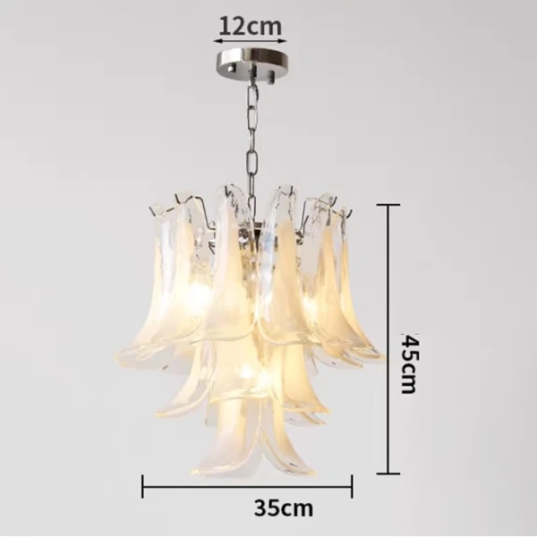Люстра MURANO Yellow Petal 110 — цвет желтый, стиль современный
