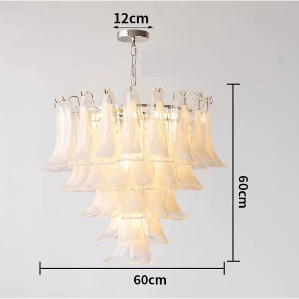 Люстра MURANO Yellow Petal 110 — цвет желтый, стиль современный