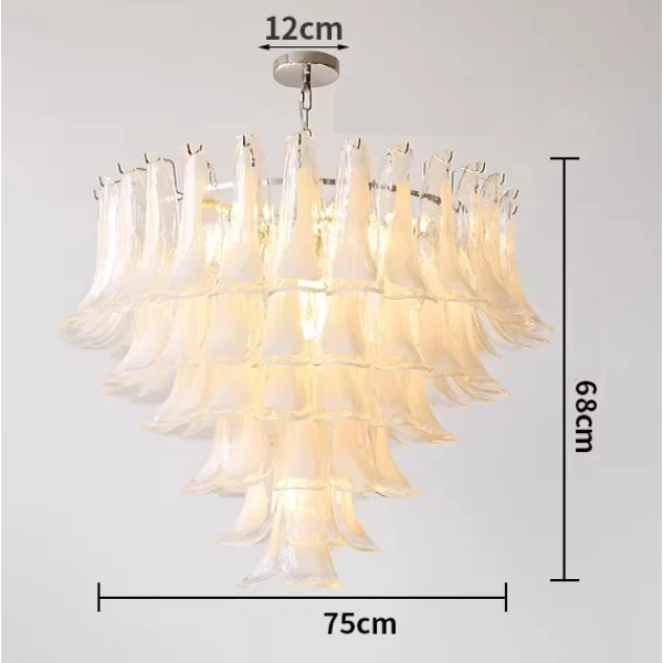 Люстра MURANO Yellow Petal 110 — цвет желтый, стиль современный