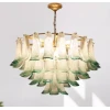 Люстра MURANO Petal Halo Green 142 — цвет зеленый, стиль современный