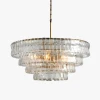ЛЮСТРА MURANO 002 TRANSPARENT — цвет прозрачный, стиль средневековый