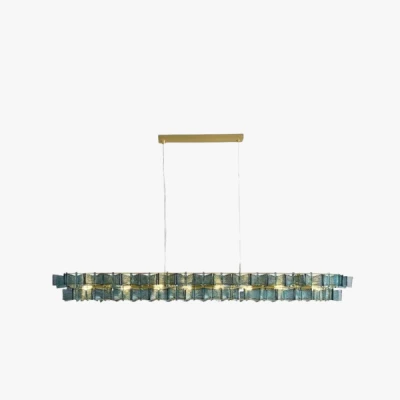 Люстра MURANO Shimmering Rectangular Light 061