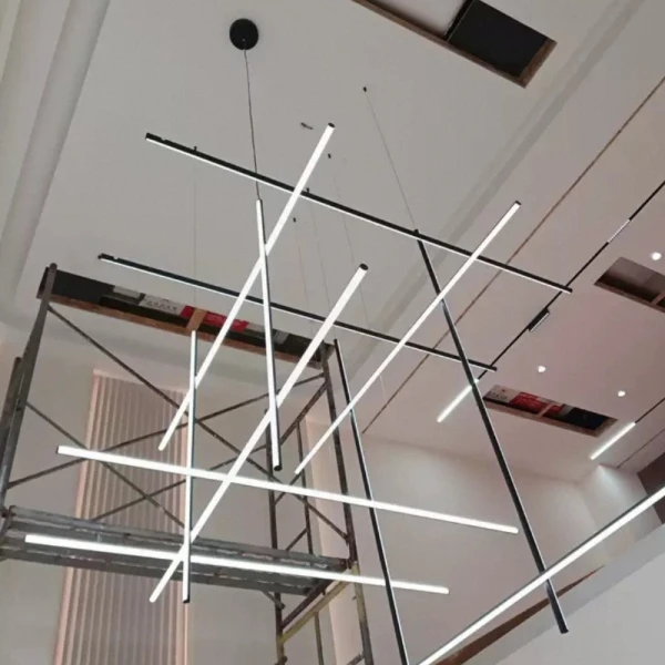 COORDINATES 6 lamps 80*80cm Подвесной светильник светодиодный — люстра, цвет золото і черный