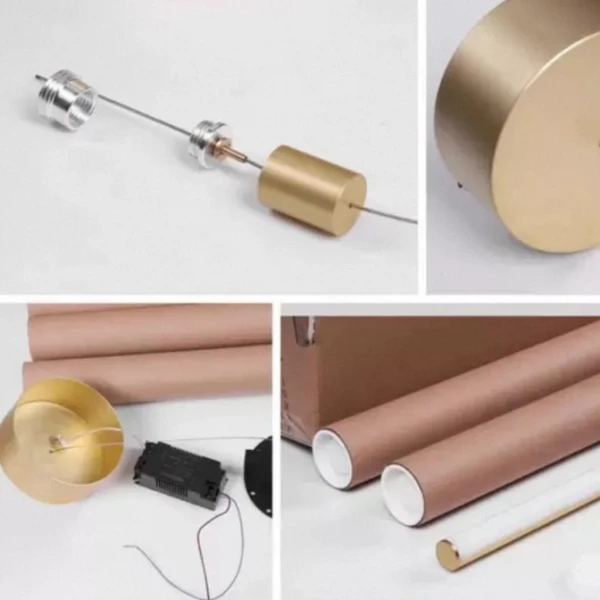 COORDINATES 6 lamps 80*80cm Подвесной светильник светодиодный — люстра, цвет золото і черный