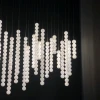 Подвесной светильник Abacus — цвет золото, из материала залізо, метал, стиль модерн