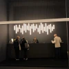 Подвесной светильник Abacus — цвет золото, из материала залізо, метал, стиль модерн