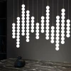 Подвесной светильник Abacus — цвет золото, из материала залізо, метал, стиль модерн