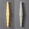 Настенный светильник Alba Cascade Alabaster — бра, цвет белый, из материала алебастр, метал, стиль модерн