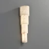 Настенный светильник Alba Cascade Alabaster — бра, цвет белый, из материала алебастр, метал, стиль модерн
