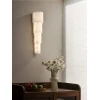 Настенный светильник Alba Cascade Alabaster — бра, цвет белый, из материала алебастр, метал, стиль модерн