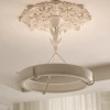 Люстра Tinsley Plaster — люстри дизайнерські, колір білий, стиль модерн